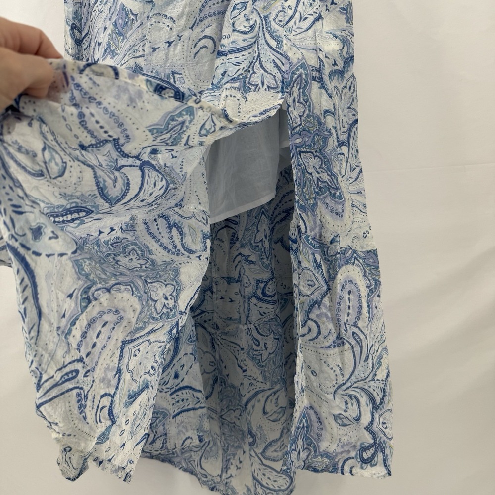 Boho Coastal Beach Dress 2XL Resort Vacation Festival Babydoll Lightweight Gauzy - Picture 4 of 7